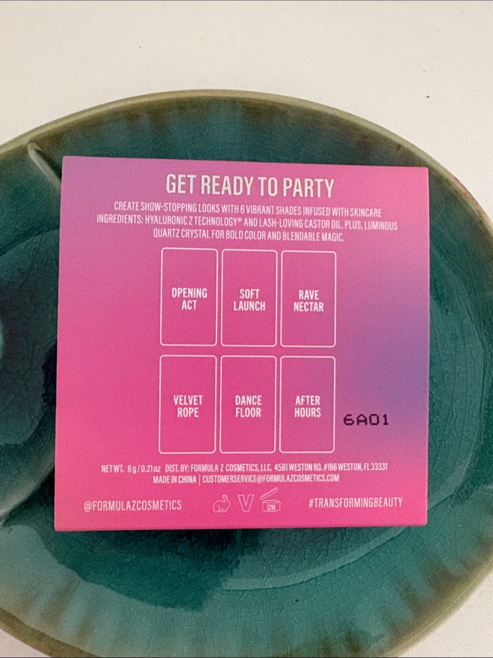 Formula Z Party Diva Eyeshadow Palette